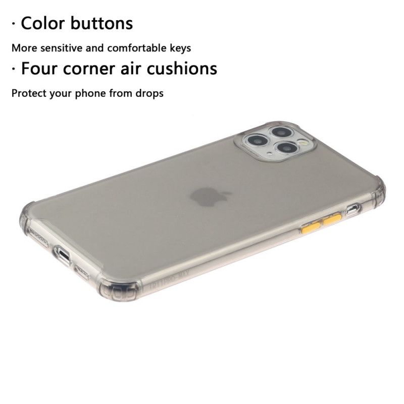 Hülle iPhone 12 Mini Schwarz Farbig Verstärkte Ecken