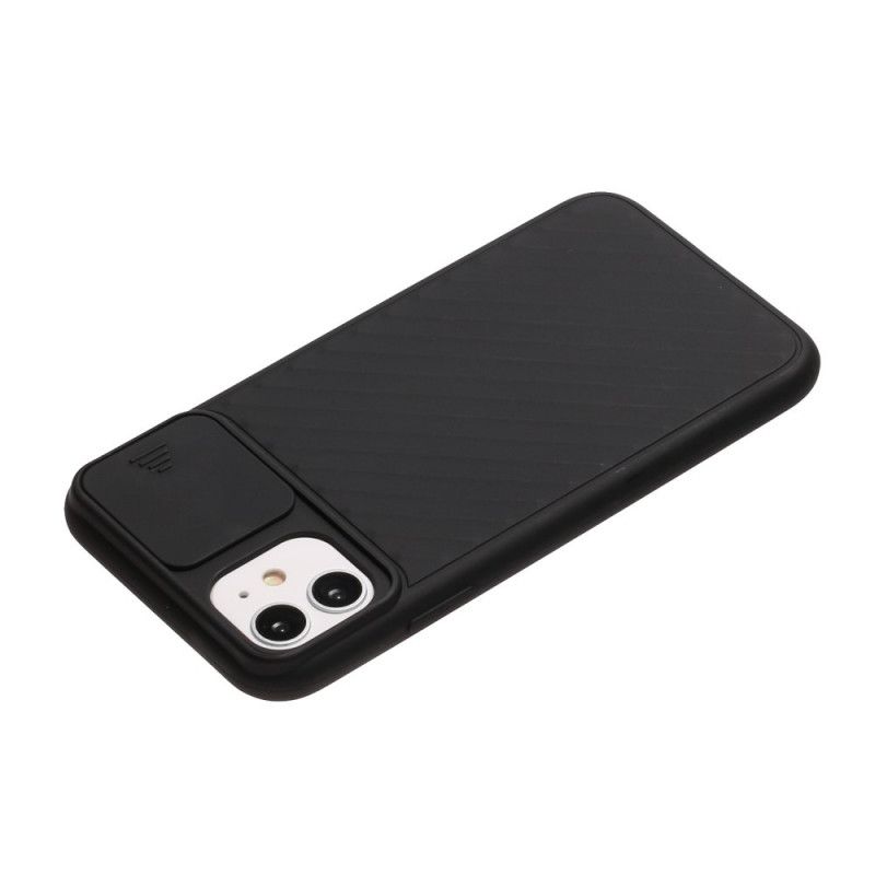 Hülle iPhone 12 Mini Schwarz Handyhülle Abnehmbares Linsenschutzsilikon