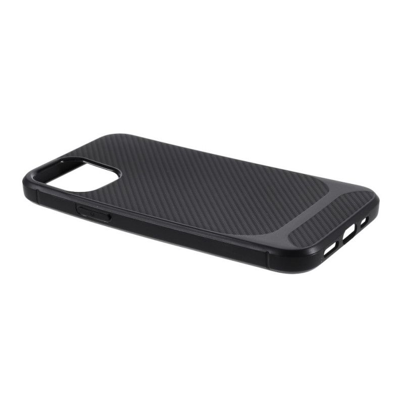 Hülle iPhone 12 Mini Schwarz Handyhülle Farbe Kohlefaser