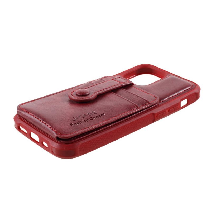 Hülle iPhone 12 Mini Schwarz Handyhülle J-Case Kartenhalter