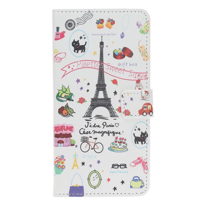 Lederhüllen Für iPhone 12 Mini Ich Liebe Paris