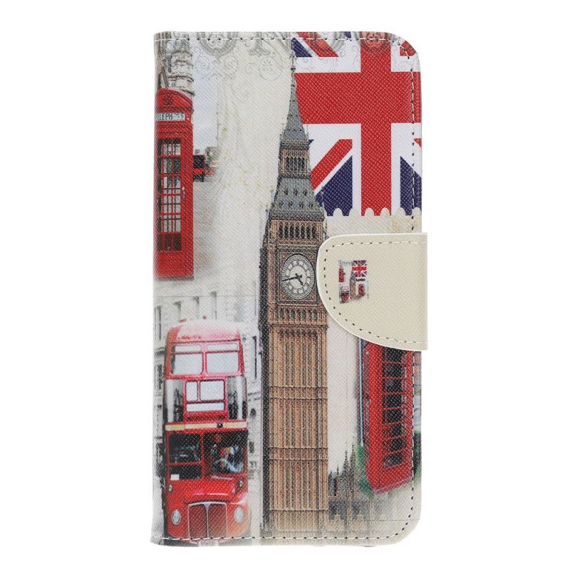 Lederhüllen Für iPhone 12 Mini Londoner Leben