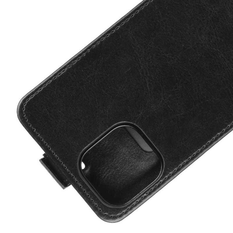 Lederhüllen Für iPhone 12 Mini Schwarz Faltbar
