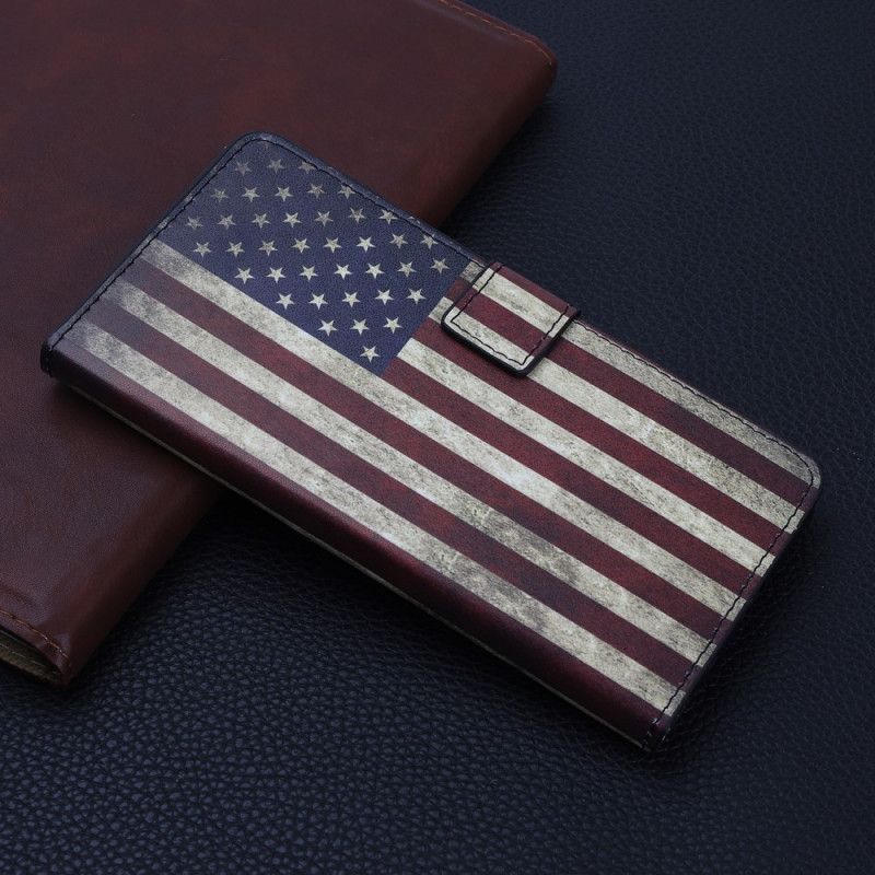 Lederhüllen Für iPhone 12 Mini Usa Flagge