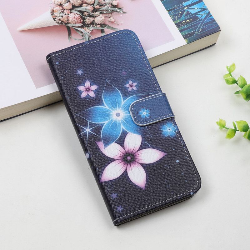 Lederhüllen iPhone 12 Mini Mondblumen Mit Tanga