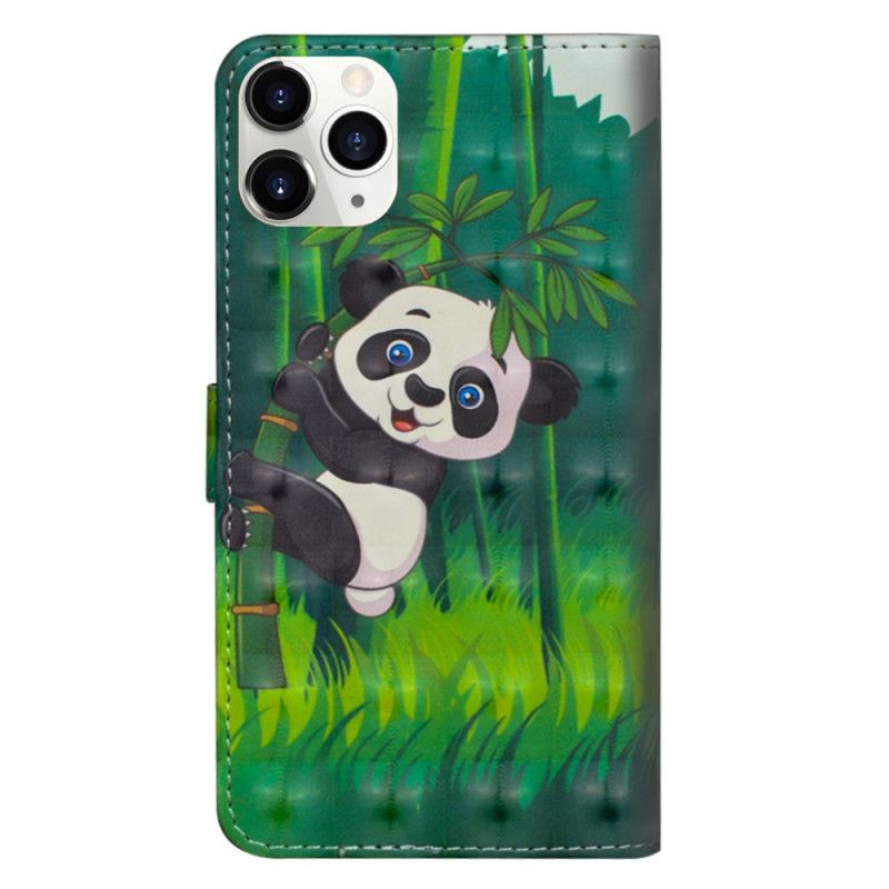 Lederhüllen iPhone 12 Mini Panda Und Bambus