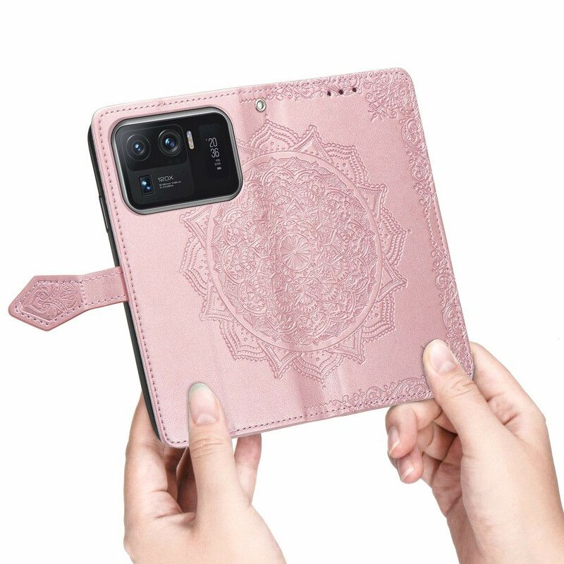 Lederhüllen Xiaomi Mi 11 Ultra Mandala Mittelalter