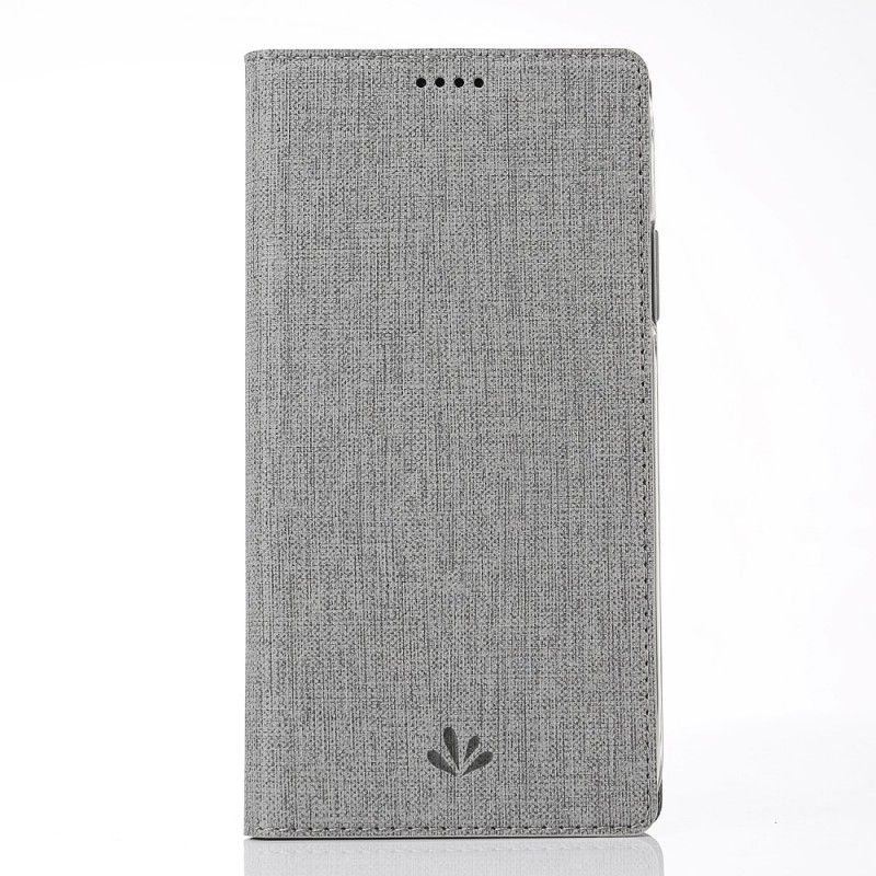 Flip Case Für Honor 8X Schwarz Strukturiert