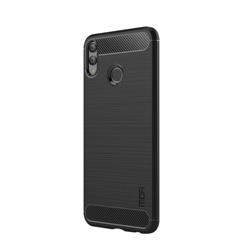 Hülle Für Honor 8X Schwarz Gebürstete Kohlefaser