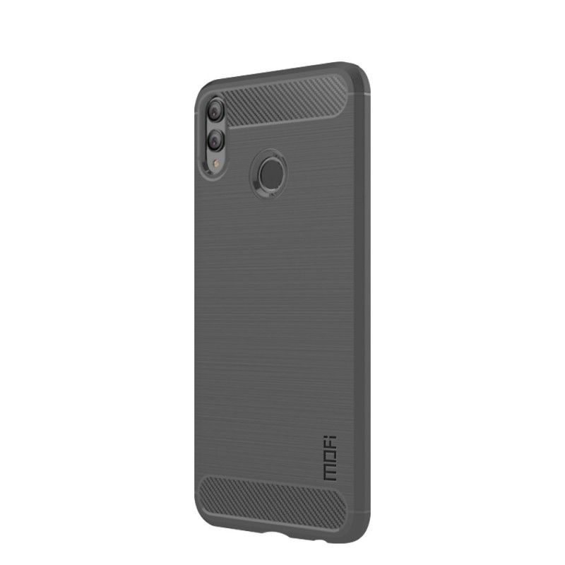 Hülle Für Honor 8X Schwarz Gebürstete Kohlefaser