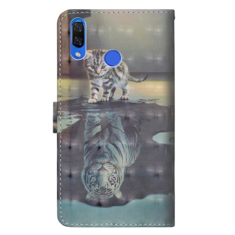 Lederhüllen Honor 8X Handyhülle Ernest Den Tiger