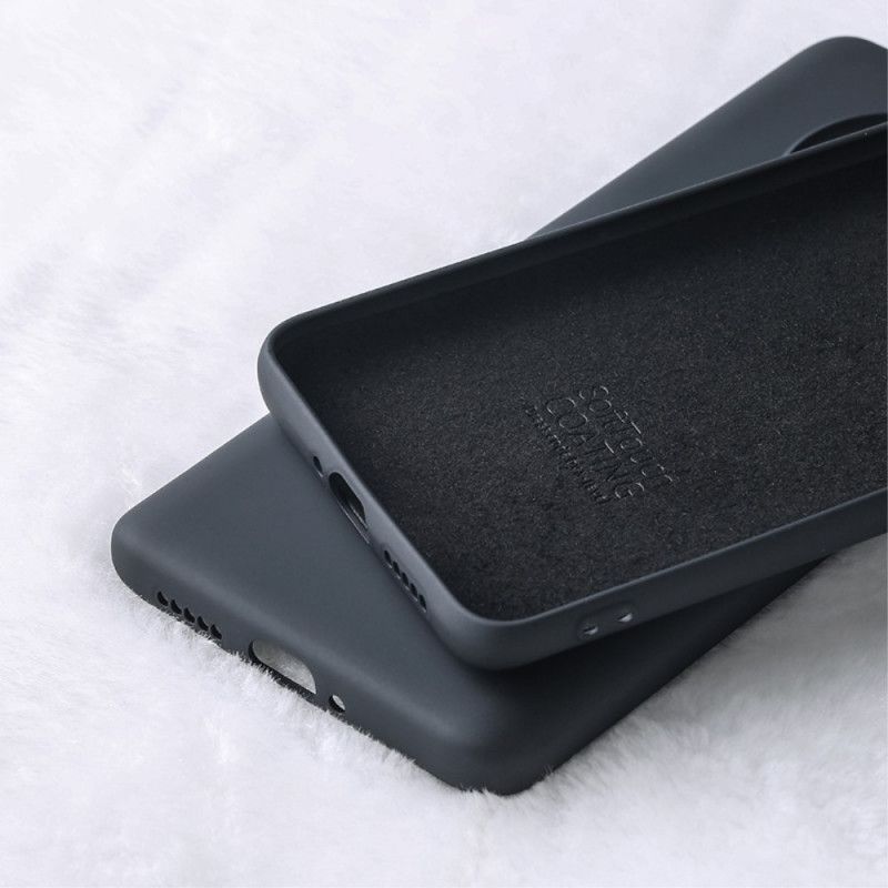 Hülle OnePlus 7T Schwarz Flexibles Silikon Auf X-Ebene