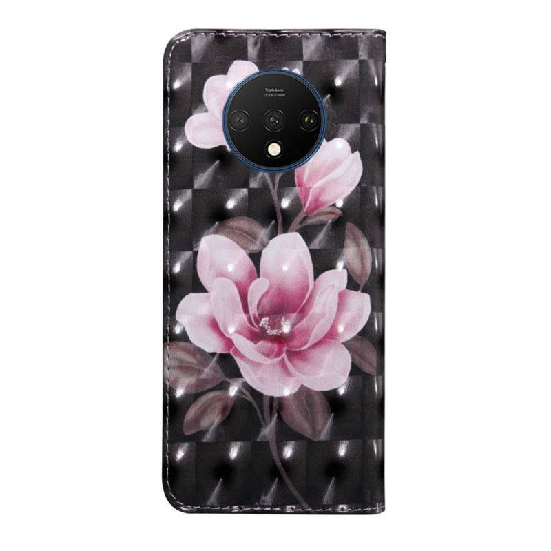 Lederhüllen OnePlus 7T Handyhülle Blüten Blühen