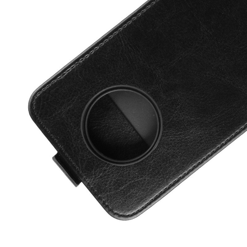 Lederhüllen OnePlus 7T Schwarz Faltbar