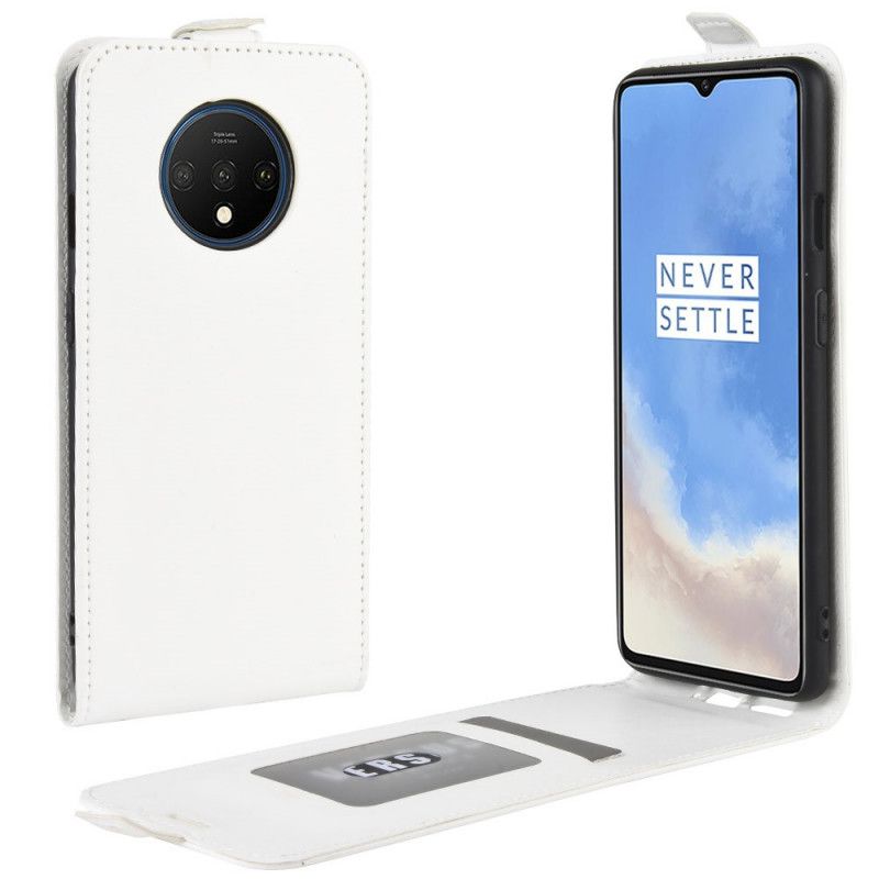 Lederhüllen OnePlus 7T Schwarz Faltbar