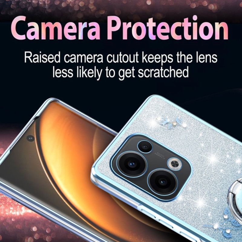 Hülle Oppo Reno 13 5g Handyhülle Strassringhalterung