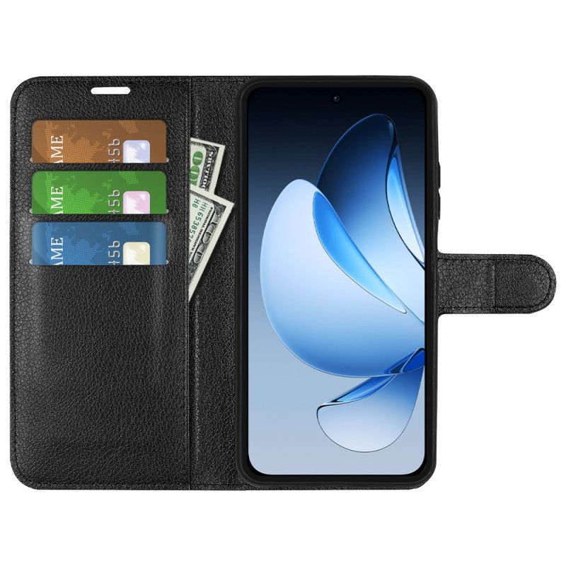 Lederhüllen Für Oppo Reno 13 5g Klassisches Litschi-kunstleder