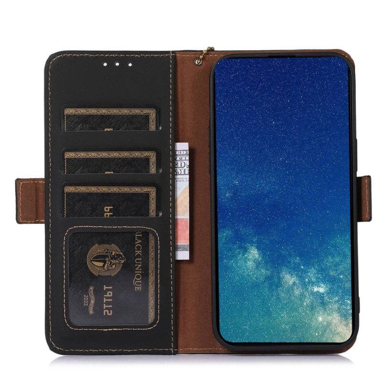 Flip Case Für Xiaomi 13 Schutzhülle Rfid-schutz Aus Echtem Leder