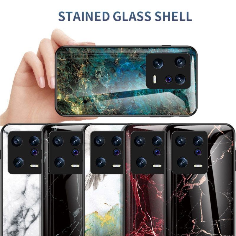 Handyhülle Für Xiaomi 13 Marmor-gehärtetes Glas