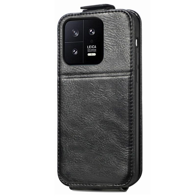 Lederhüllen Für Xiaomi 13 Geldbörse Flip Case Vertikaler Flip Mit Brieftasche