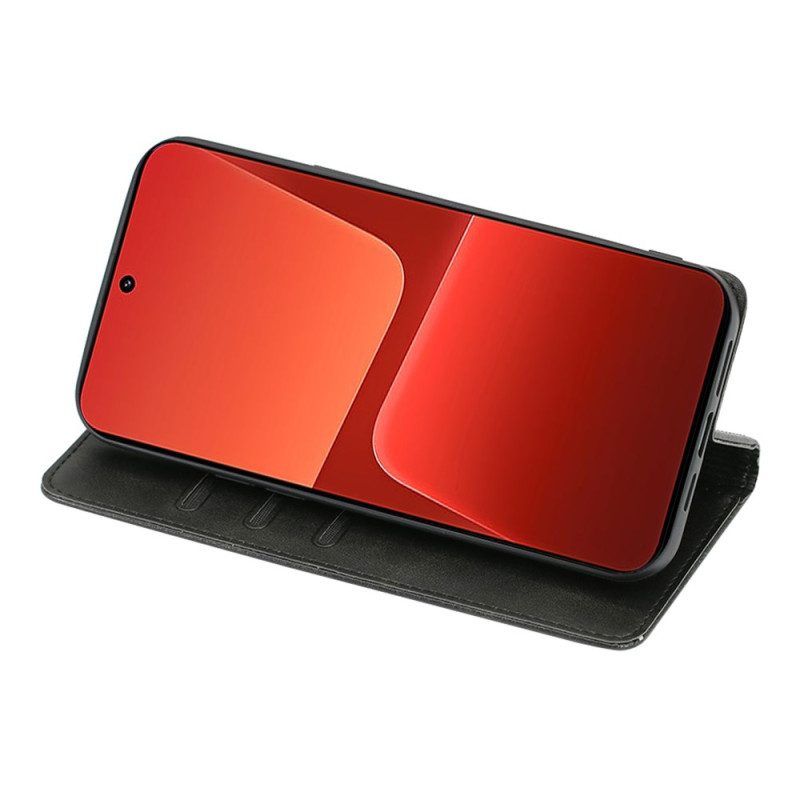 Schutzhülle Für Xiaomi 13 Flip Case Vintage-serie