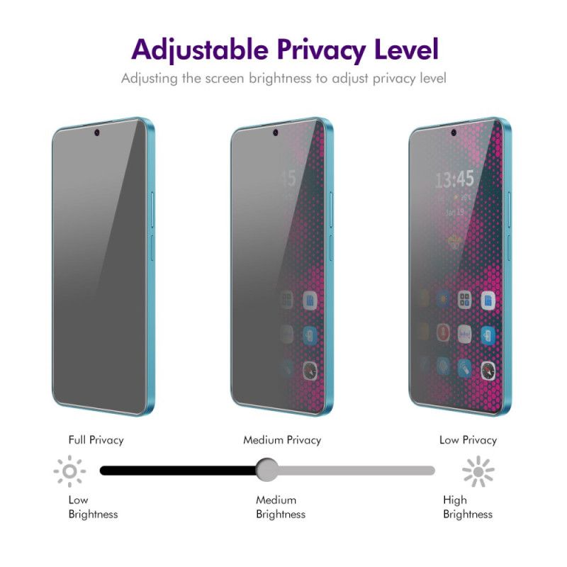 Anti-spionage-displayschutzfolie Für Vivo V40 Se 5g