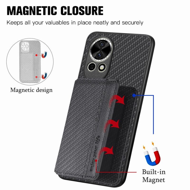 Hülle Für Huawei Nova 13 Carbonfaser-kartenhalter