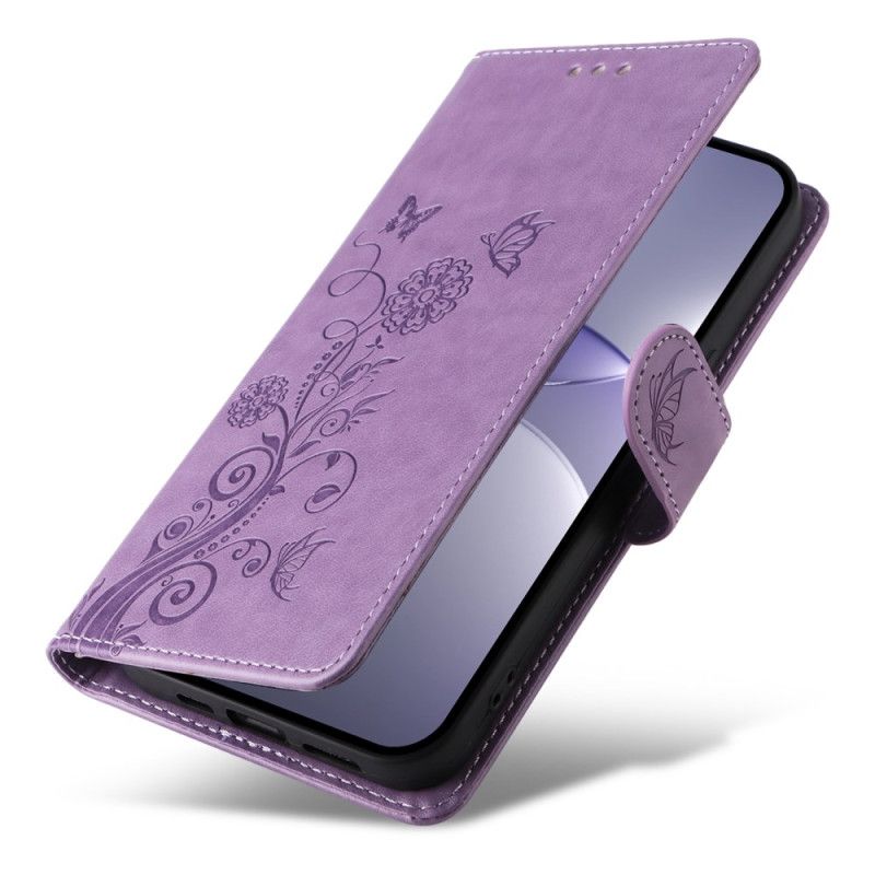 Lederhüllen Für Huawei Nova 13 Blumenmuster