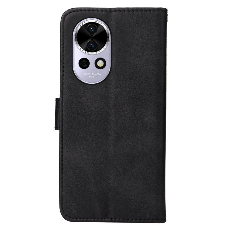 Lederhüllen Huawei Nova 13 Handyhülle Kunstlederriemen