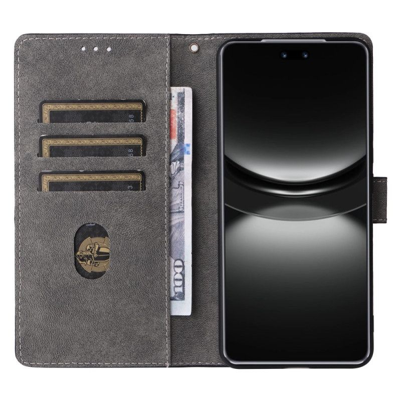 Lederhüllen Huawei Nova 13 Rfid-geldbörse In Wildlederoptik