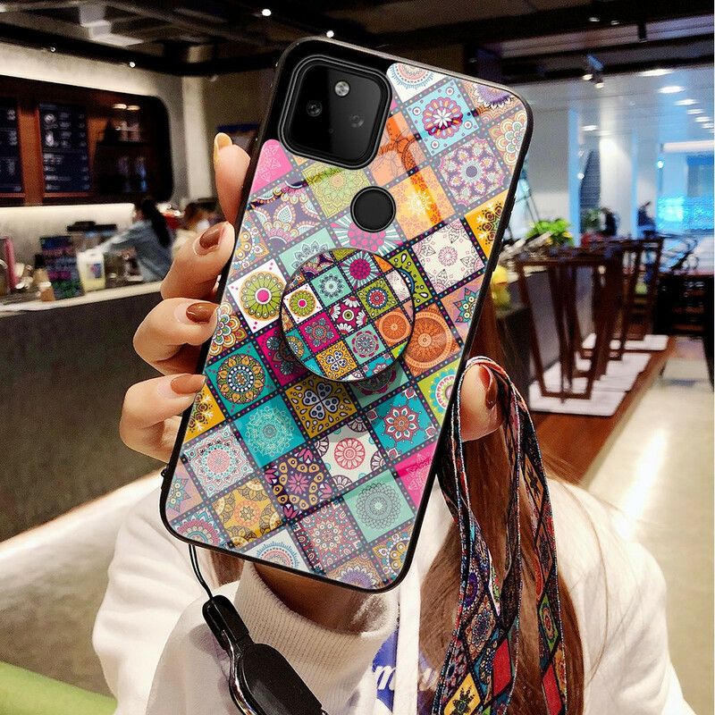 Hülle Für Google Pixel 5a 5g Magnetischer Patchwork-halter