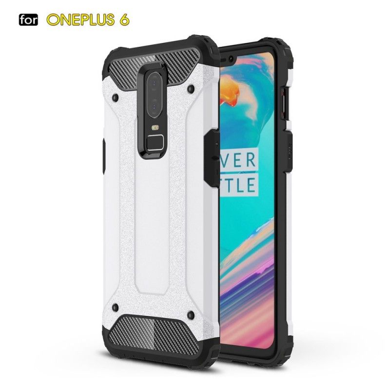 Hülle Für OnePlus 6 Schwarz Überlebender