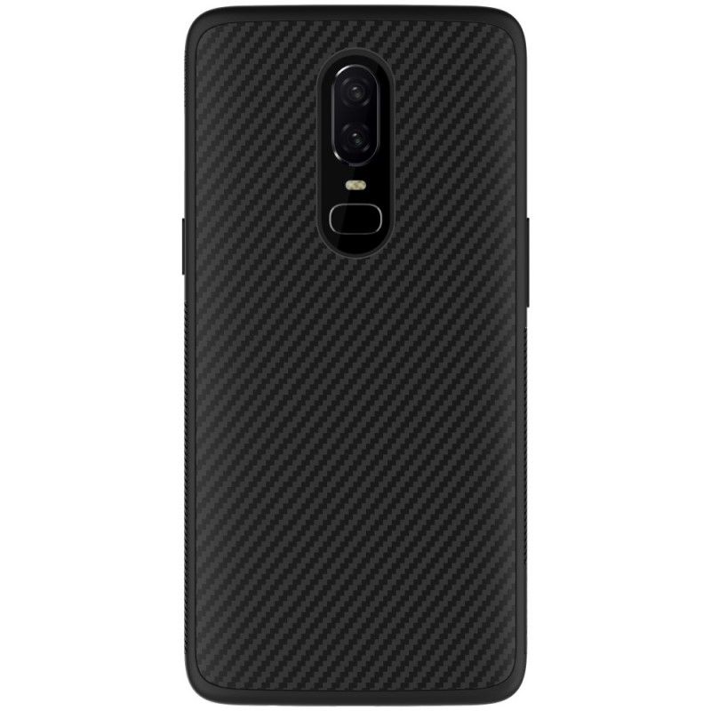 Hülle OnePlus 6 Nillkin-Kunstfaser Und Magnetfolie