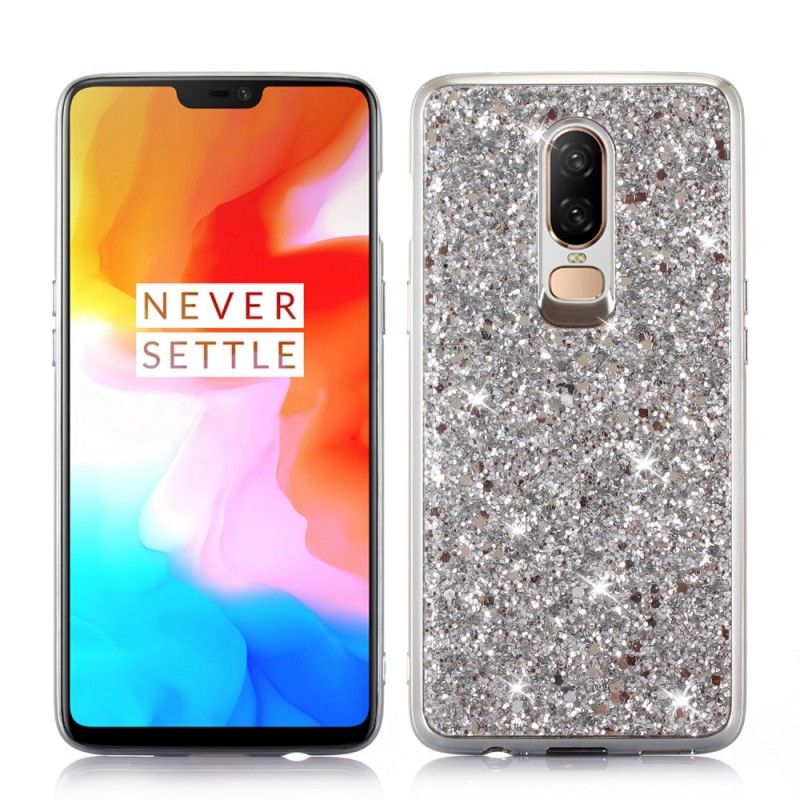 Hülle OnePlus 6 Schwarz Ich Bin Glitzernd