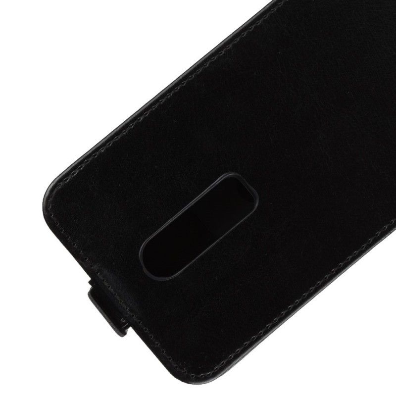 Lederhüllen OnePlus 6 Schwarz Handyhülle Faltbar