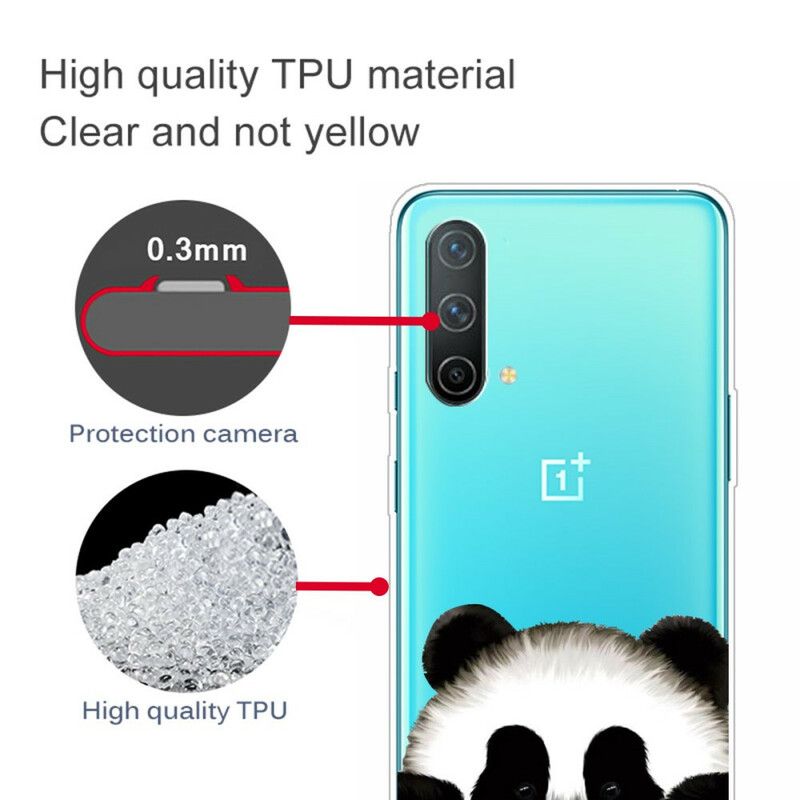 Hülle Für Oneplus Nord Ce 5g Transparenter Panda