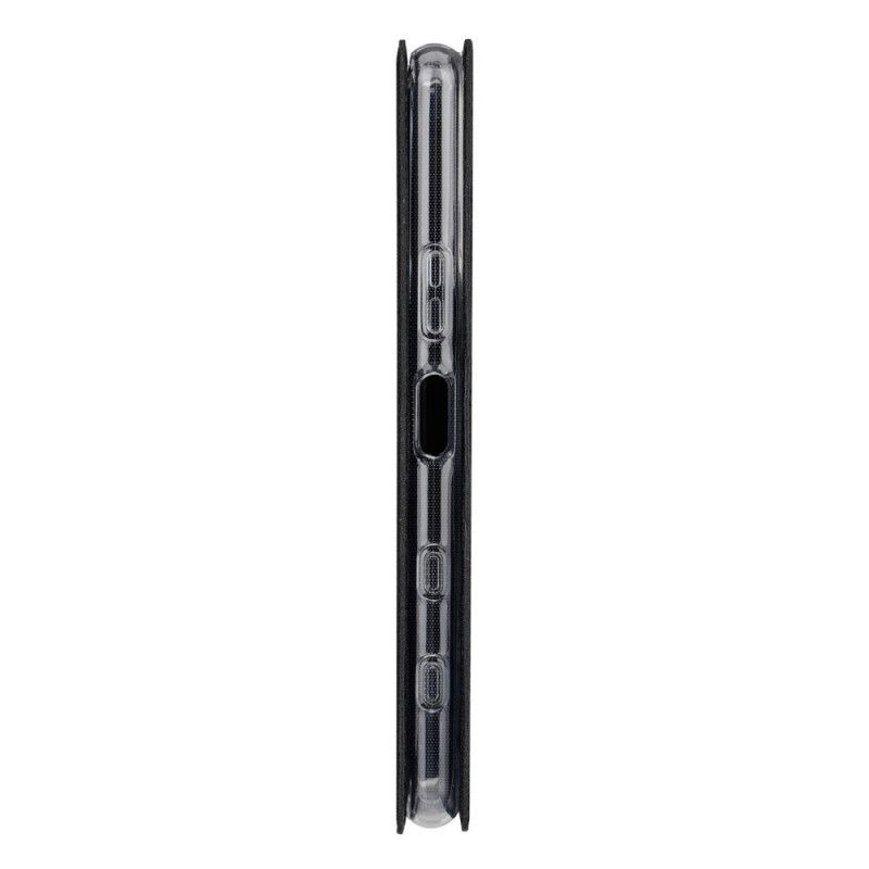 Flip Case Für Sony Xperia 5 II Schwarz Texturiertes Vili Dmx