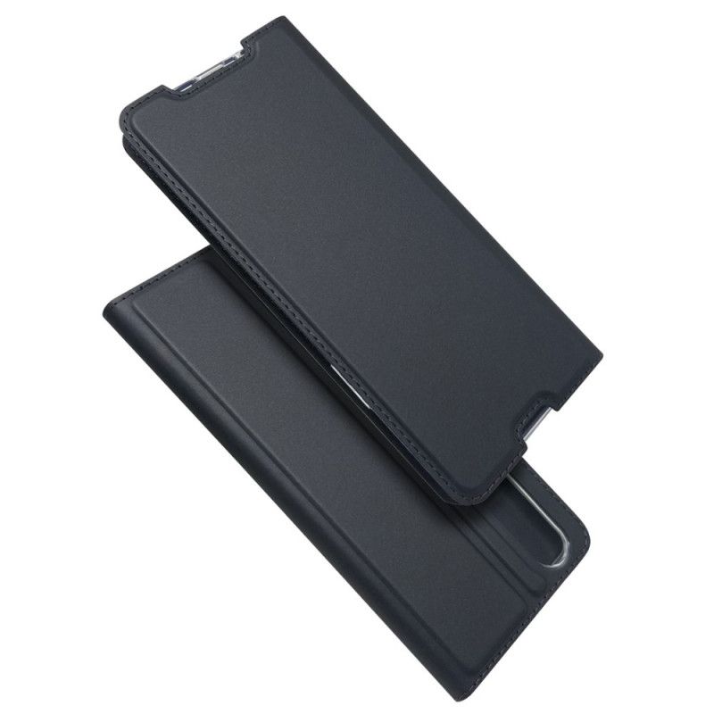 Flip Case Sony Xperia 5 II Schwarz Magnetverschluss