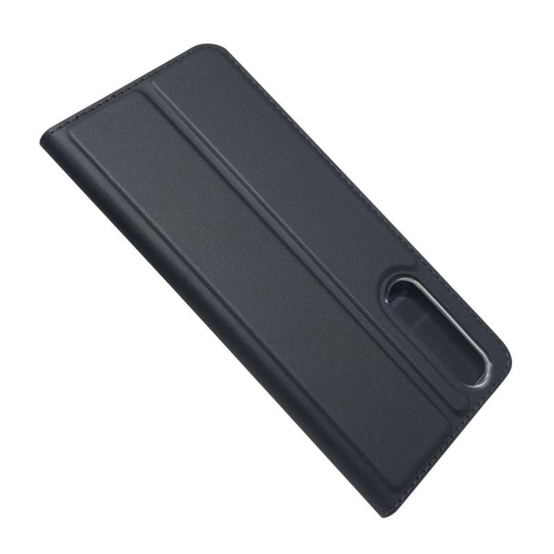 Flip Case Sony Xperia 5 II Schwarz Magnetverschluss