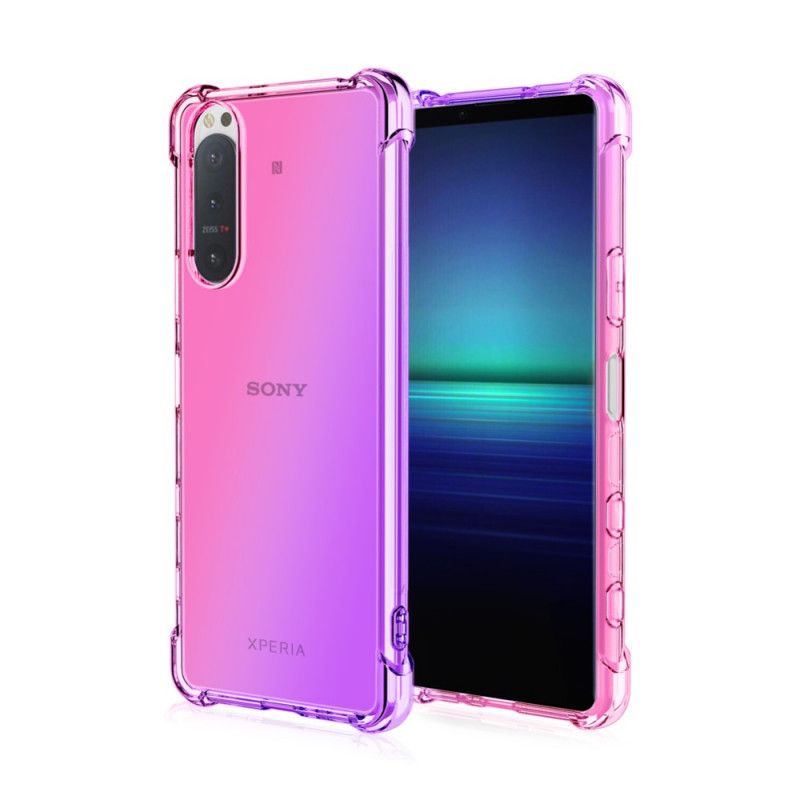 Hülle Sony Xperia 5 II Pink Verlaufsfarbe