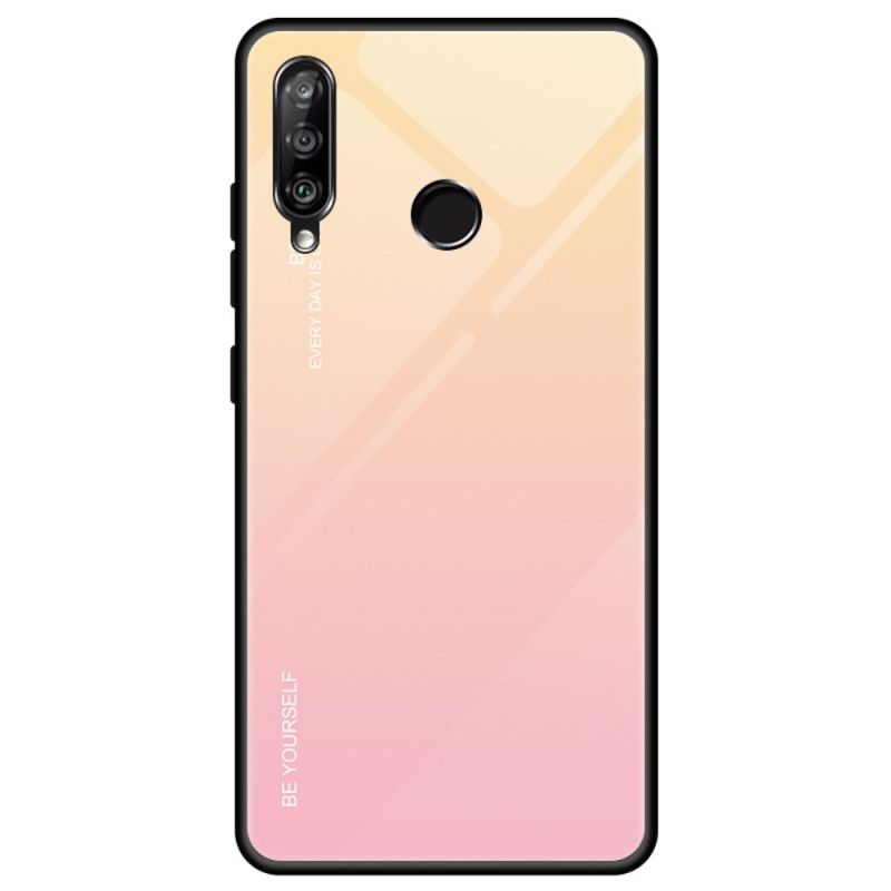 Hülle Huawei P Smart Plus 2019 Rot Verzinkte Farbe