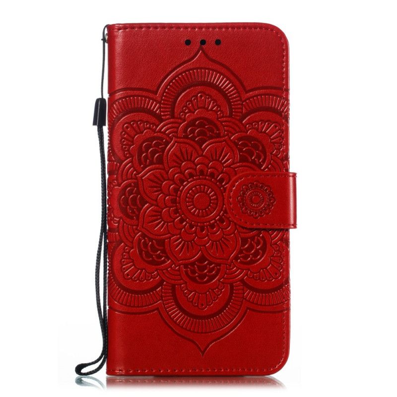 Lederhüllen Huawei P Smart Plus 2019 Handyhülle Volles Mandala