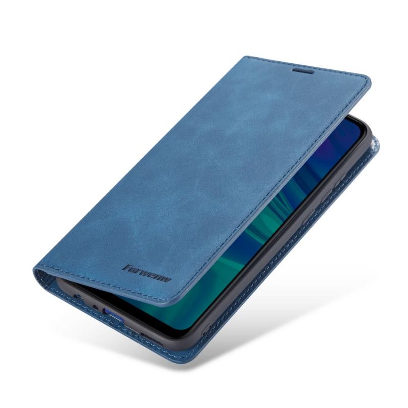 Lederhüllen Huawei P Smart Plus 2019 Schwarz Forwenw Ledereffekt