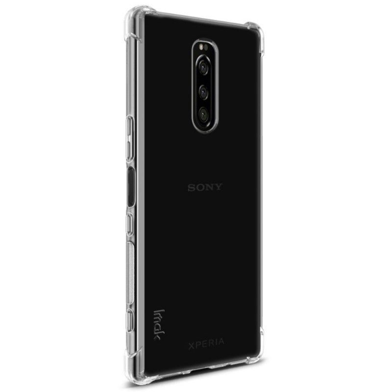 Hülle Sony Xperia 1 Schwarz Imak-Hautgefühl