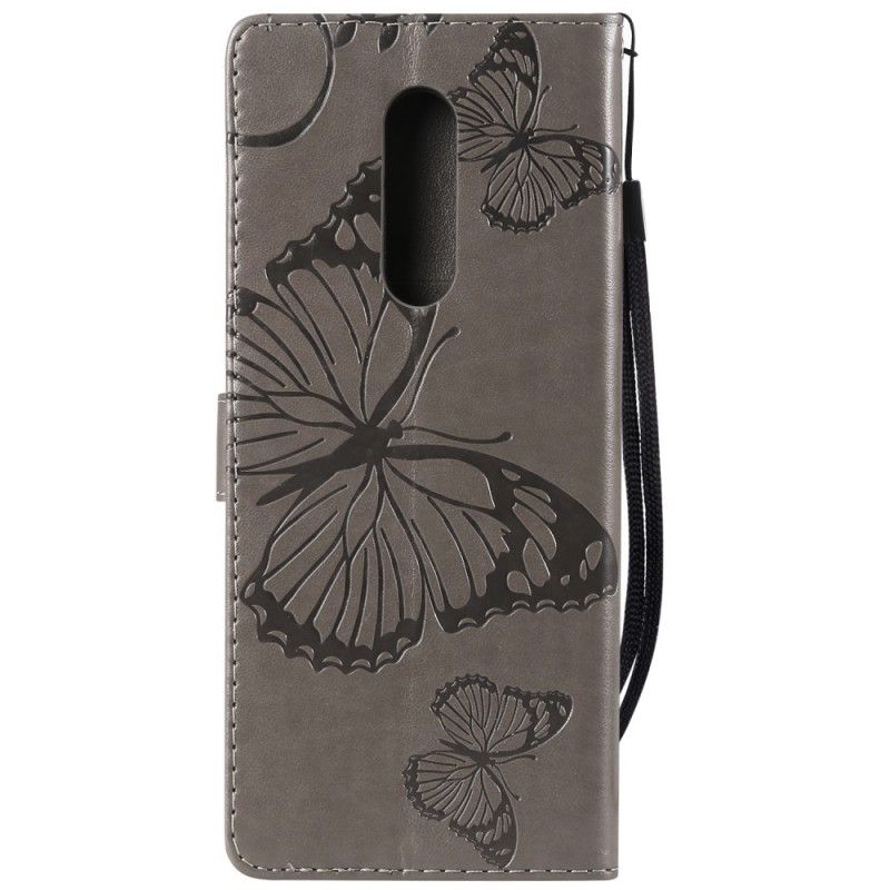 Lederhüllen Sony Xperia 1 Handyhülle Riesige Tanga-Schmetterlinge