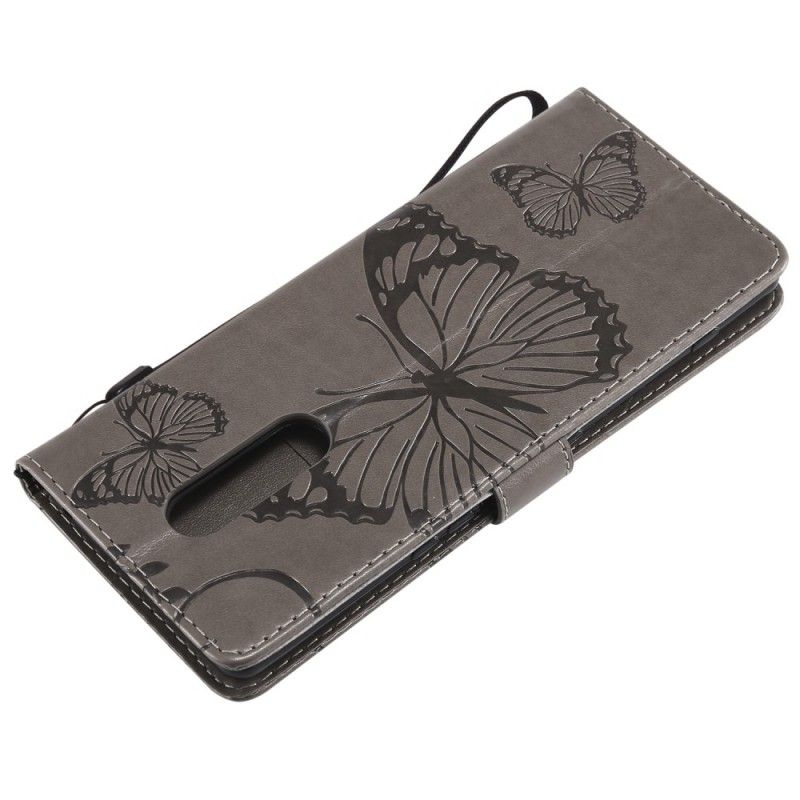 Lederhüllen Sony Xperia 1 Handyhülle Riesige Tanga-Schmetterlinge
