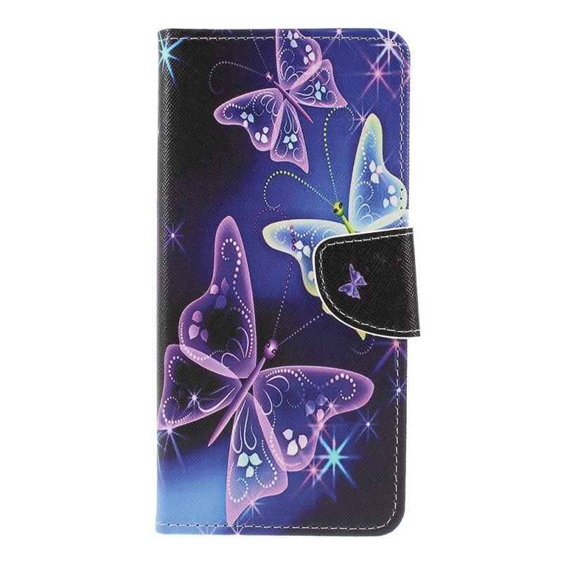 Lederhüllen Sony Xperia 1 Leichte Schmetterlinge
