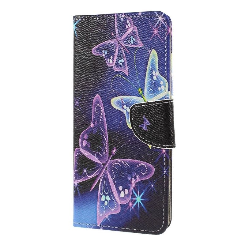 Lederhüllen Sony Xperia 1 Leichte Schmetterlinge