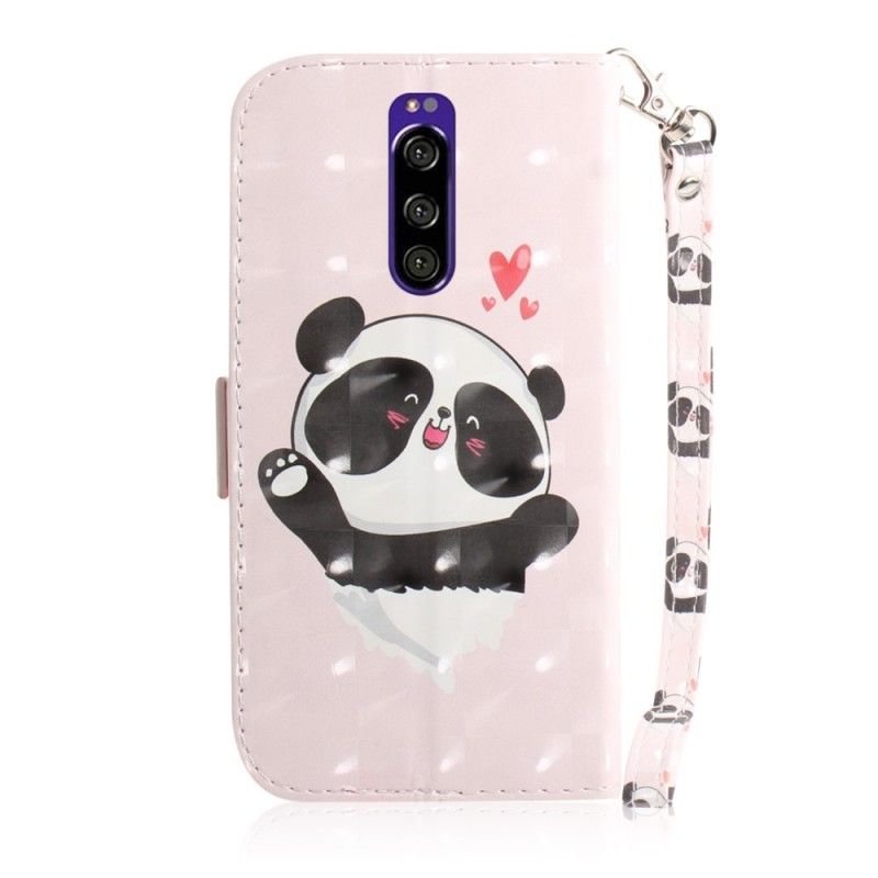 Lederhüllen Sony Xperia 1 Panda Liebe Mit Tanga