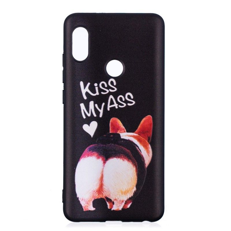 Hülle Xiaomi Redmi Note 5 Geprägter Kuss Auf Meinen Arsch